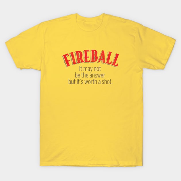 Fireball Arched T-Shirt by KevShults